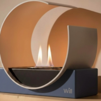 Indoor fireplace Flueless