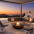 Outdoor fireplace
