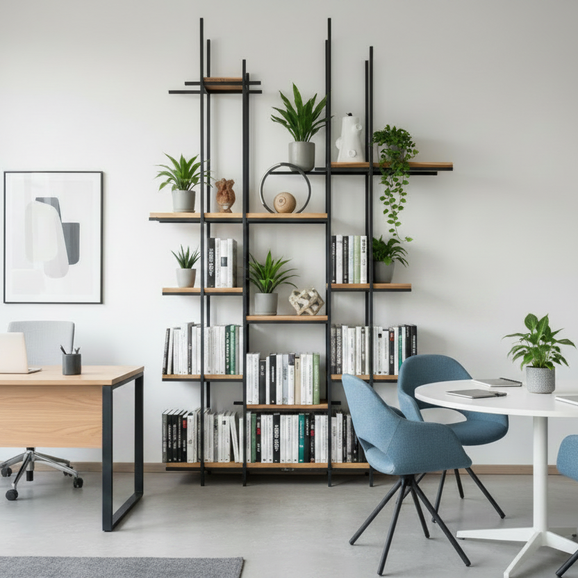 open shelving system